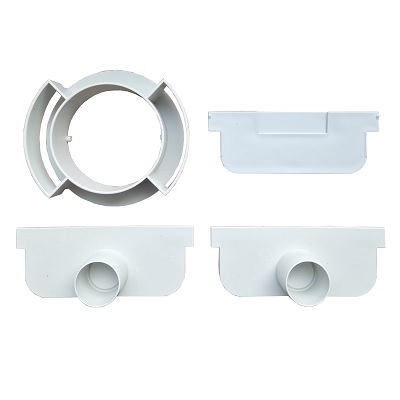 MUFLE SET 4ALL 2 izlazne kape + priključak za sifon ver.fi110 H50 SIVI za 845072